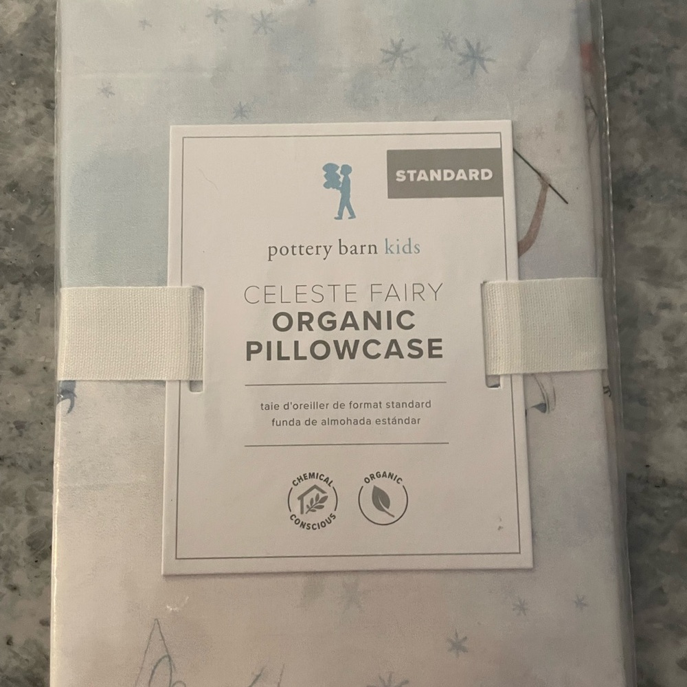 Pottery Barn Kids Celeste Fairy Pillowcase NWT